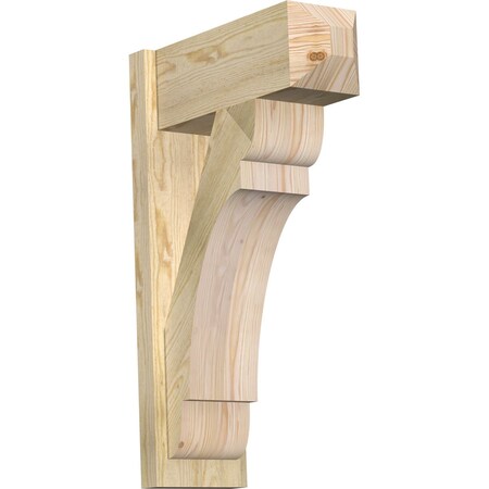 Ekena Millwork Olympic Rough Sawn Craftsman Outlooker, Douglas Fir, 8"W x 20"D x 32"H OUT08X20X32OLY04RDF
